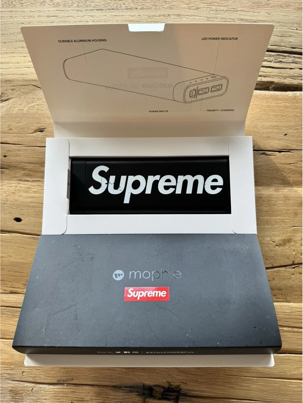 Supreme Mophie Encore 20k Power Bank Mobile Portable Charger